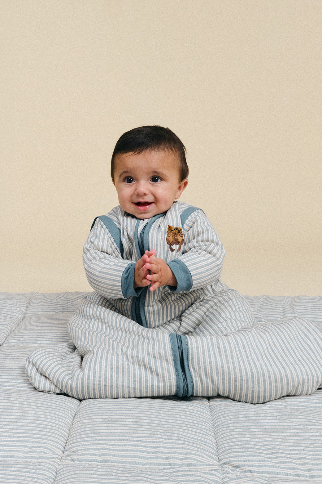 Saco de dormir con mangas TOG 2.5 Molis&Co - Blue Stripes