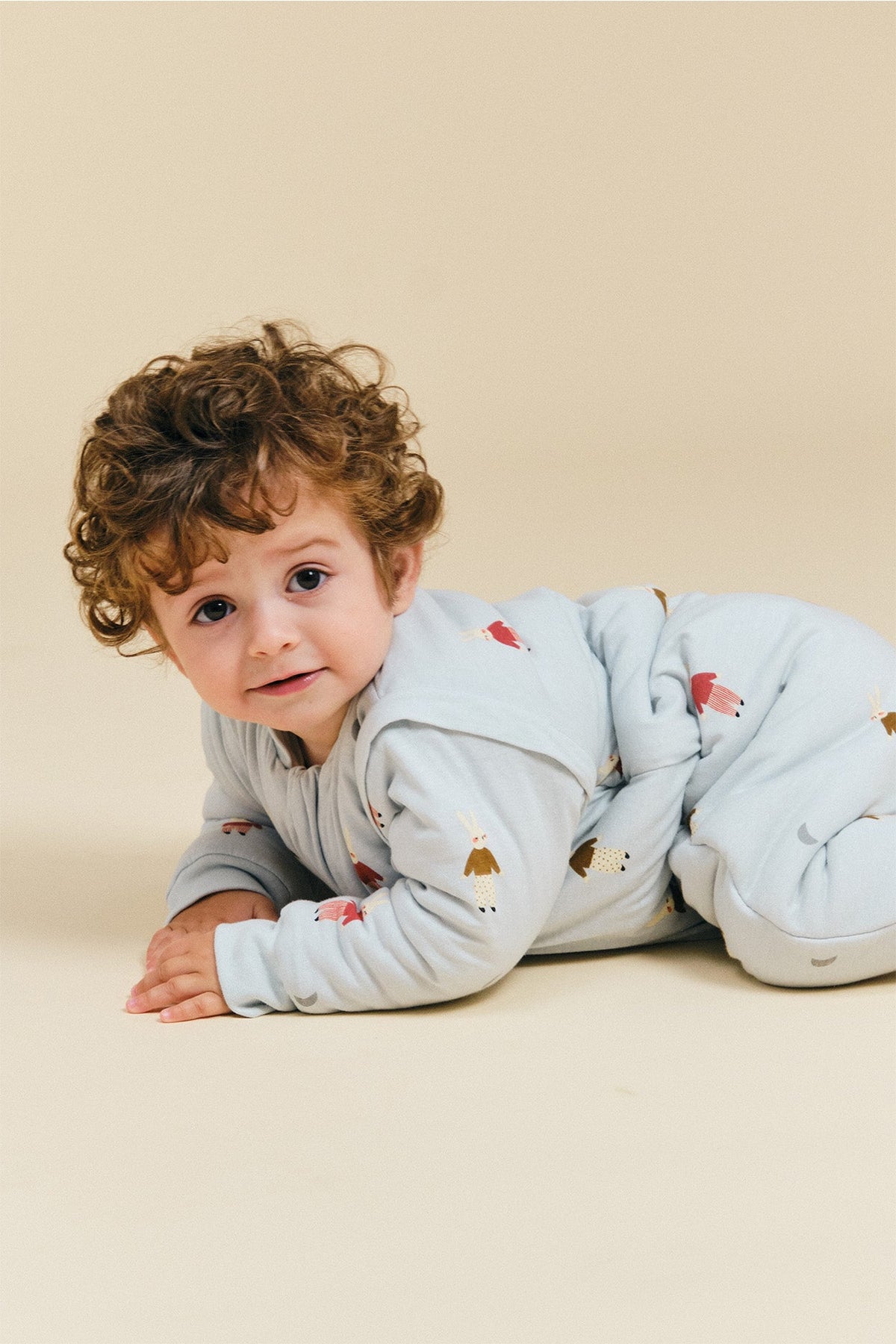 Pijama manta con mangas y calcetines TOG 2.5 Molis&Co - Sleepy Bunnies