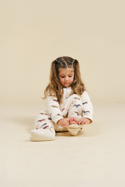 Pijama manta con mangas y calcetines TOG 2.5 Molis&Co - Fancy Teckels