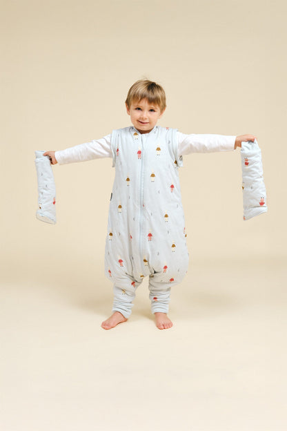 Pijama manta con mangas y calcetines TOG 2.5 Molis&Co - Sleepy Bunnies