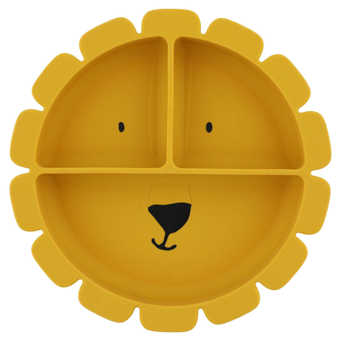 Plato compartimentado de silicona con ventosa - Mr. Lion | Trixie