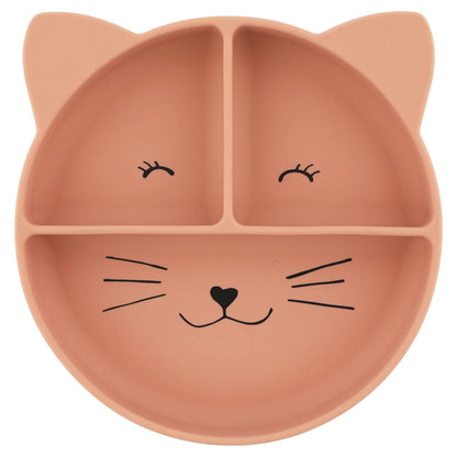 Plato compartimentado de silicona con ventosa - Mrs. Cat | Trixie