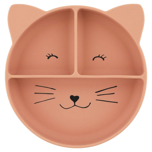 Plato compartimentado de silicona con ventosa - Mrs. Cat | Trixie