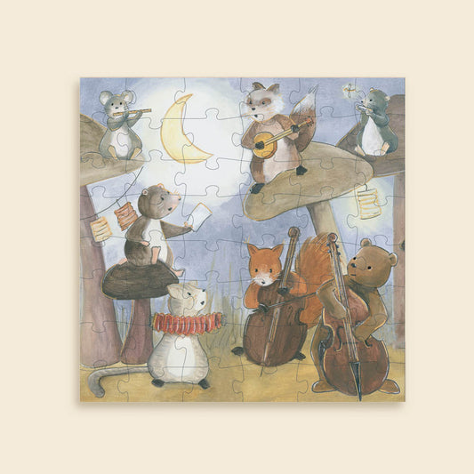Puzzle Músicos del bosque - caja