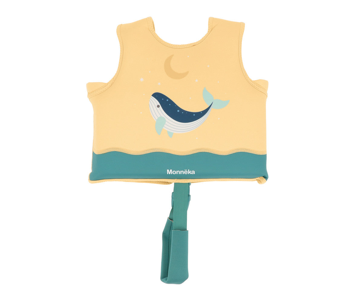 Chaleco Flotador Aprendizaje Whale Teal