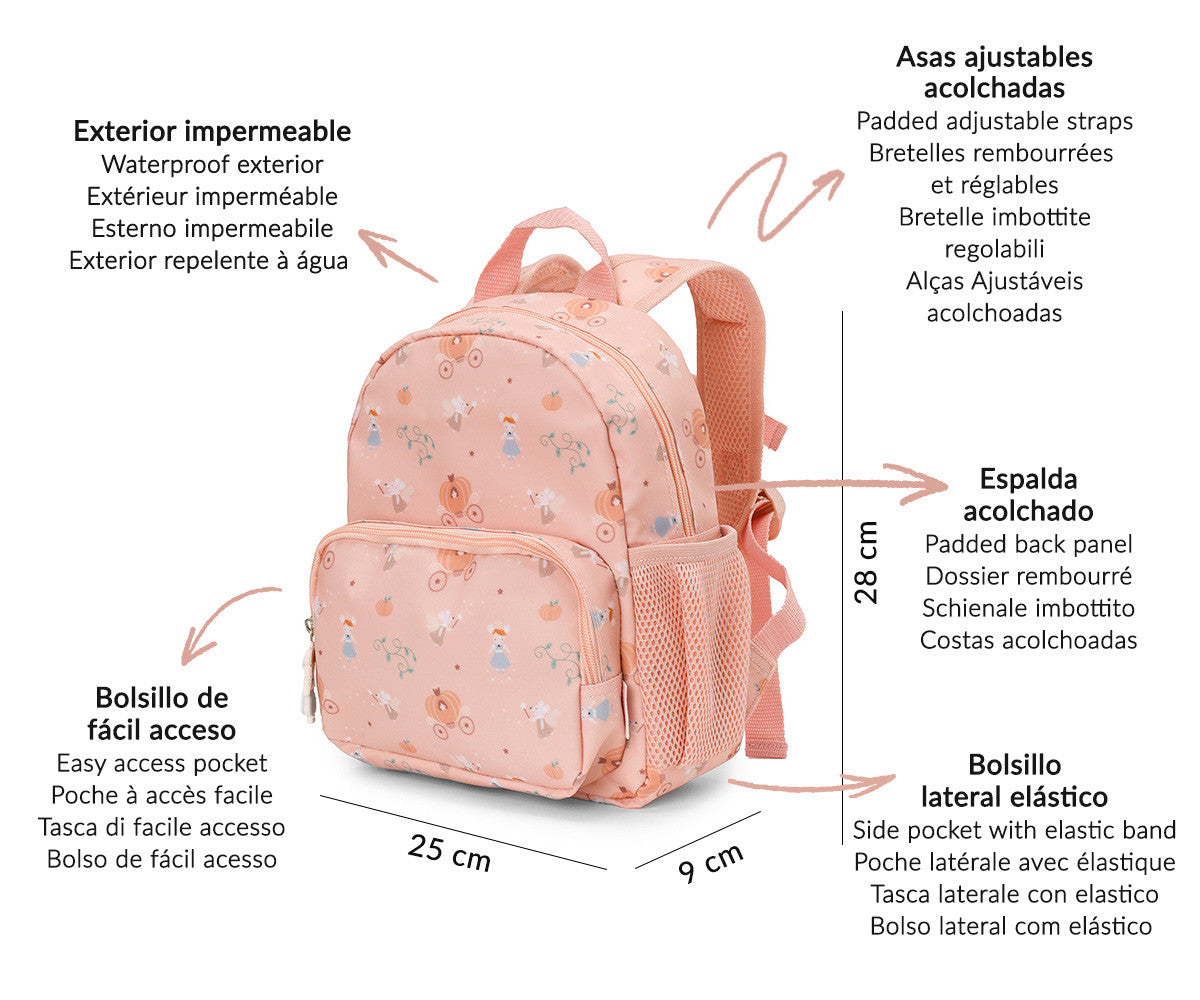 Mochila infantil - Mouse Fairies | Tutete (medidas)