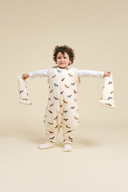 Pijama manta con mangas y calcetines TOG 2.5 Molis&Co - Fancy Teckels