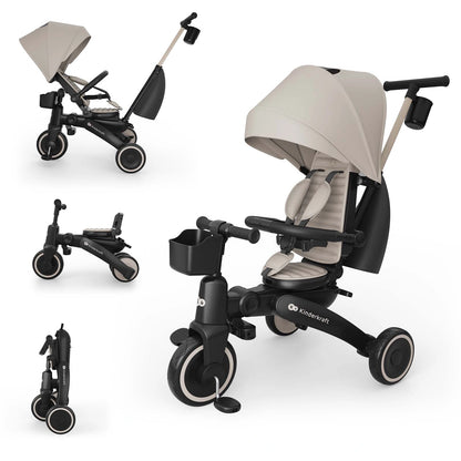 Triciclo evolutivo Kinderkraft Jazz 3 — Beige