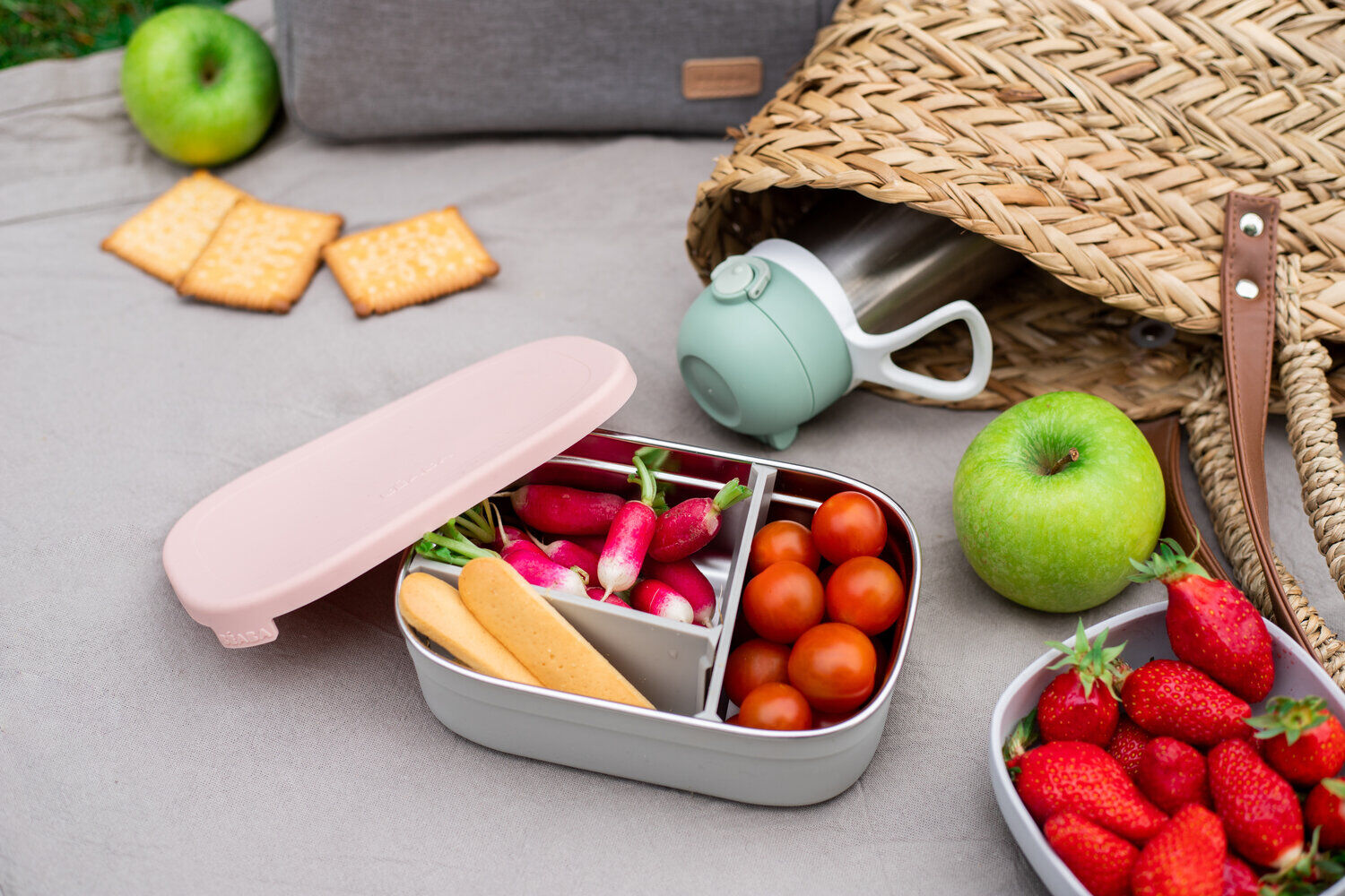 Fiambrera inox Béaba - Rosa, ambiente