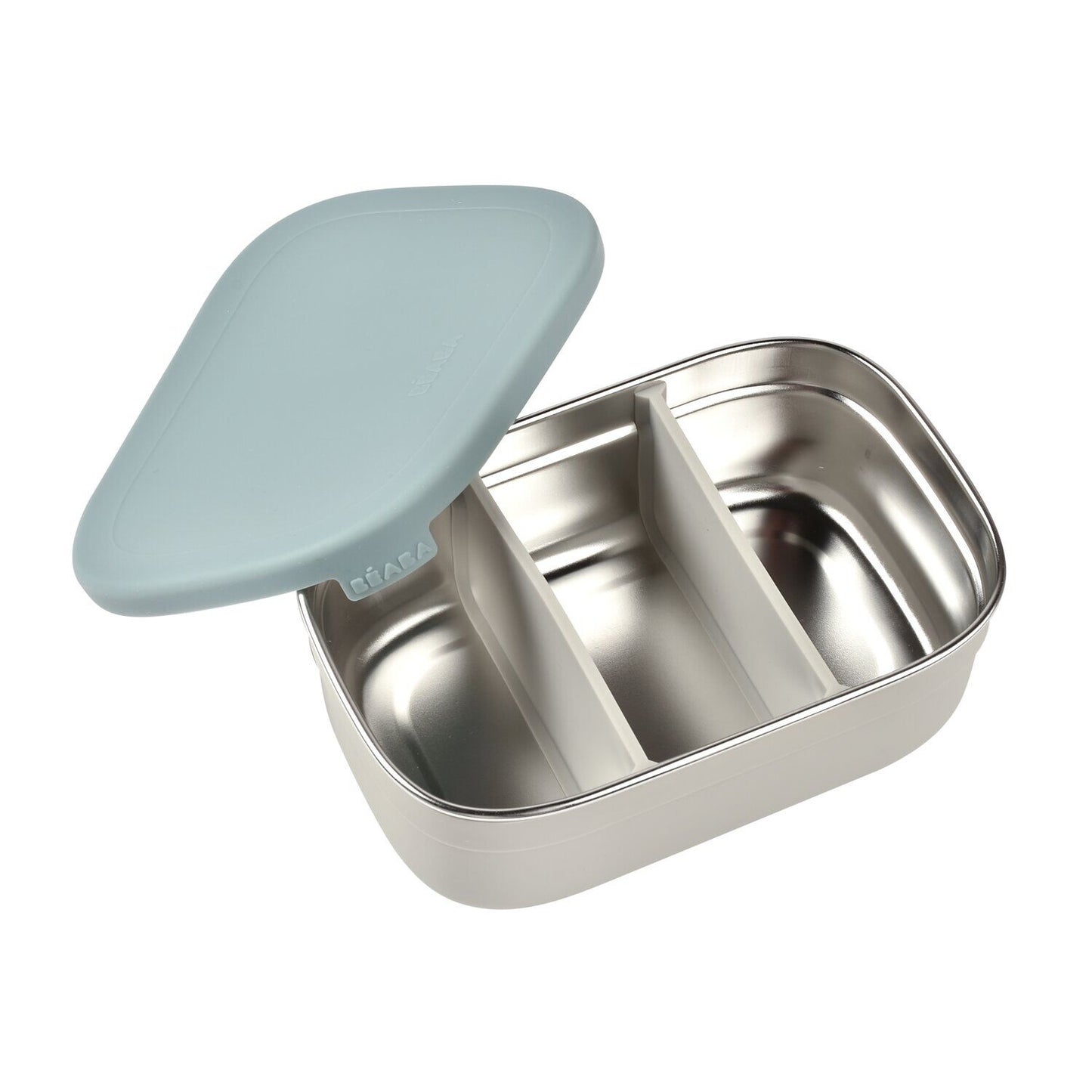 Fiambrera inox Béaba - Azul báltico, detalle