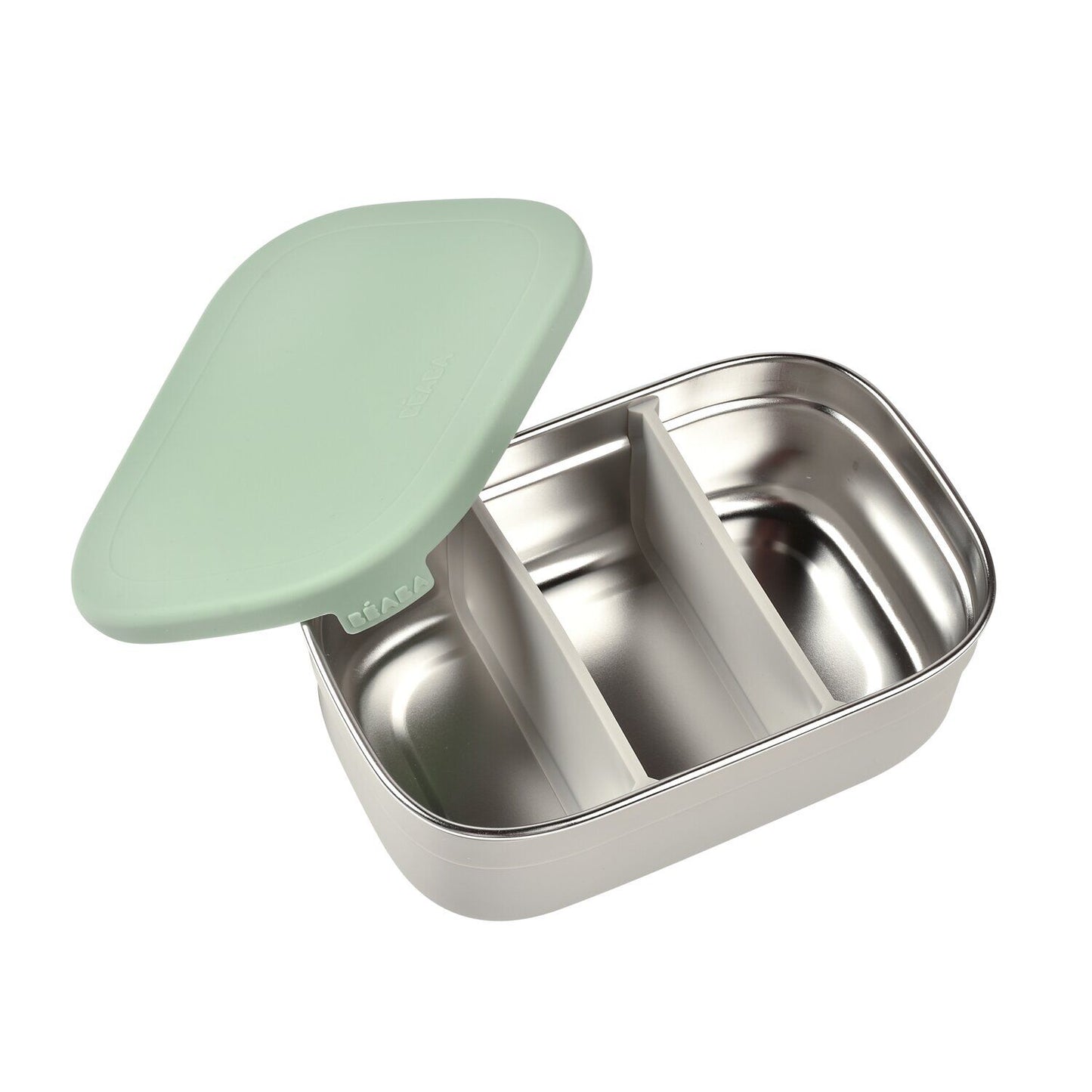 Fiambrera inox Béaba - Verde salvia, detalle