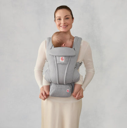 Mochila portabebés ergonómica Ergobaby Omni Deluxe Mesh - Gris Perla