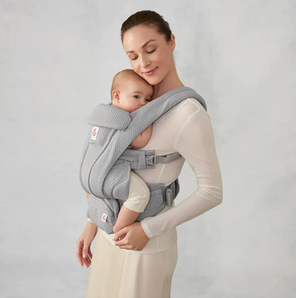 Mochila portabebés ergonómica Ergobaby Omni Deluxe Mesh - Gris Perla