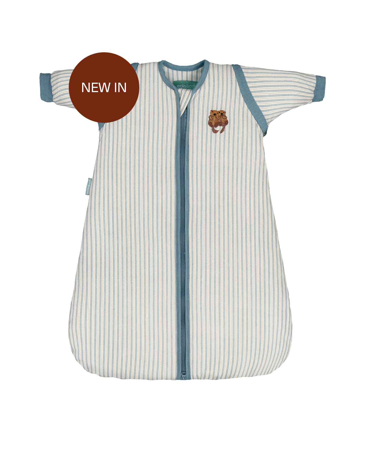 Saco de dormir con mangas TOG 2.5 Molis&Co - Blue Stripes