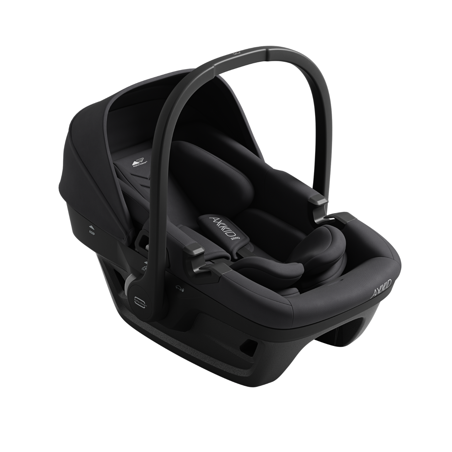 Portabebés Axkid Zero Pro — Coastal Storm Black