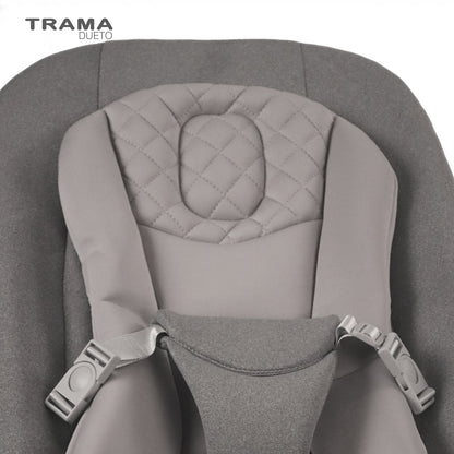 TRONA DUETO BLANCO MATE/HAYA/VERDE MINT DE TRAMA