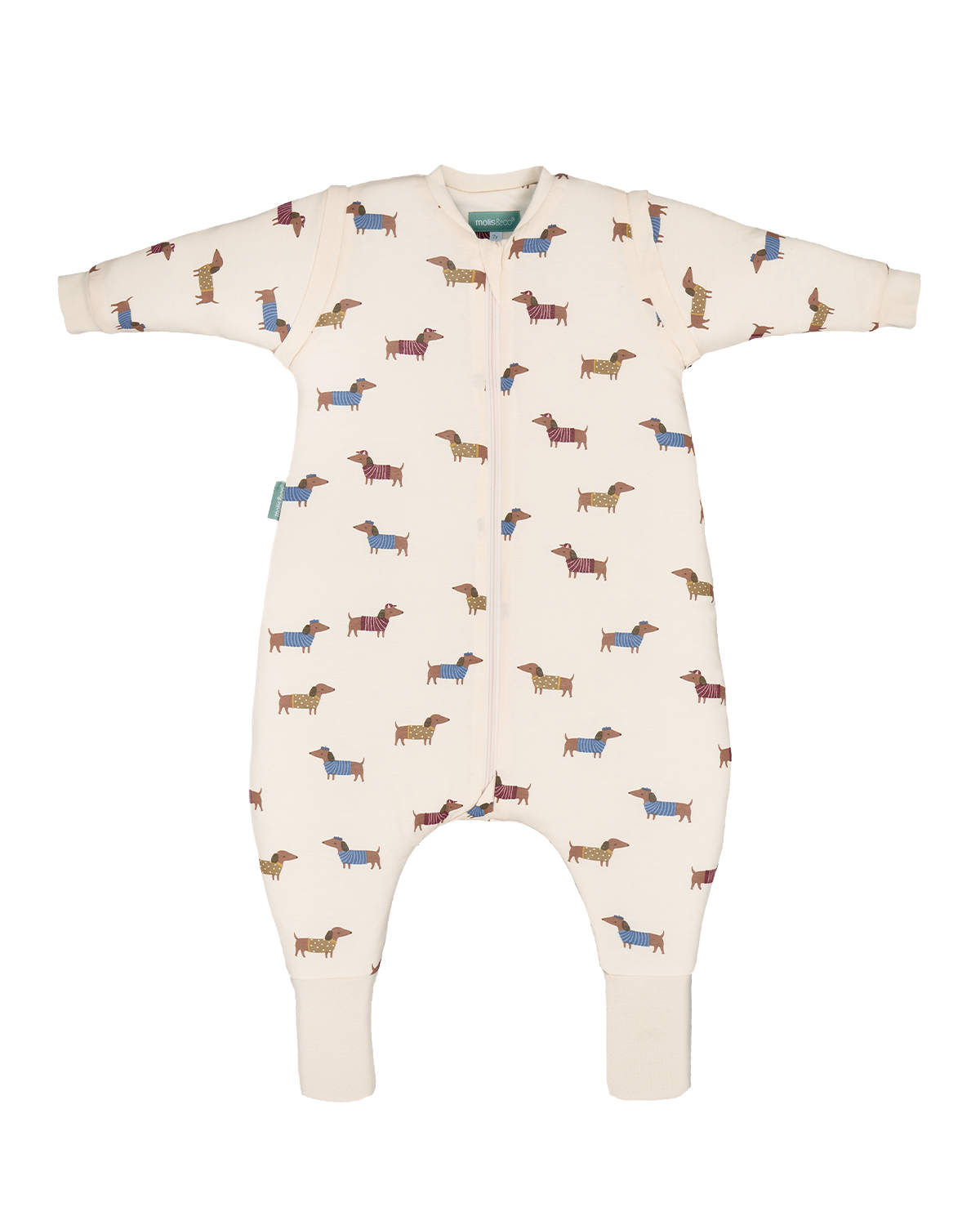 Pijama manta con mangas y calcetines TOG 2.5 Molis&Co - Fancy Teckels