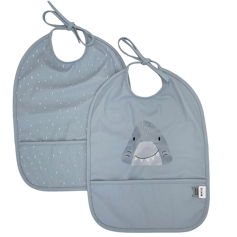 Babero impermeable 2-pack - Mr. Shark