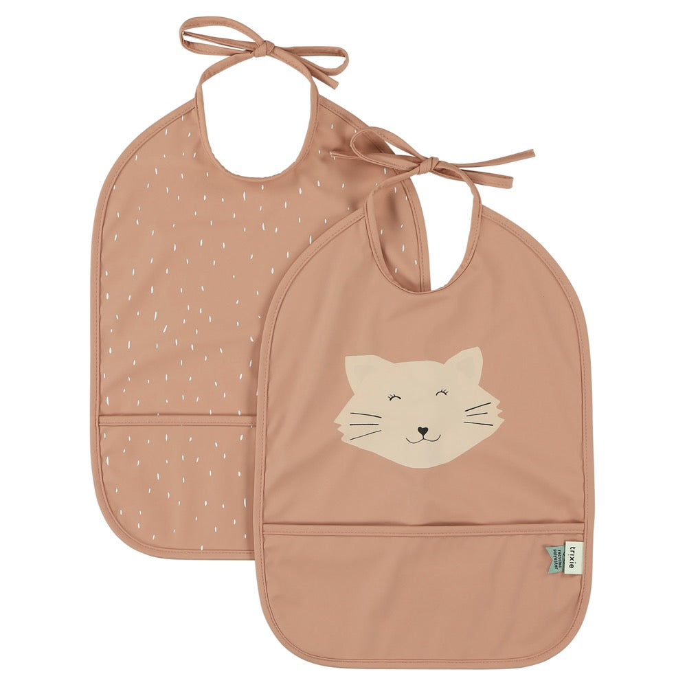 Babero impermeable 2-pack - Mrs. Cat