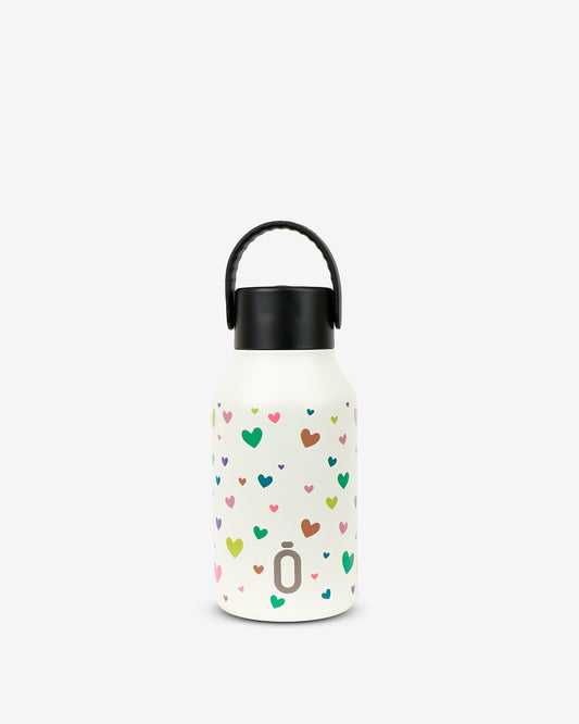 Botella térmica Runbott Mii 350 ml – Confeti Corazones Nata