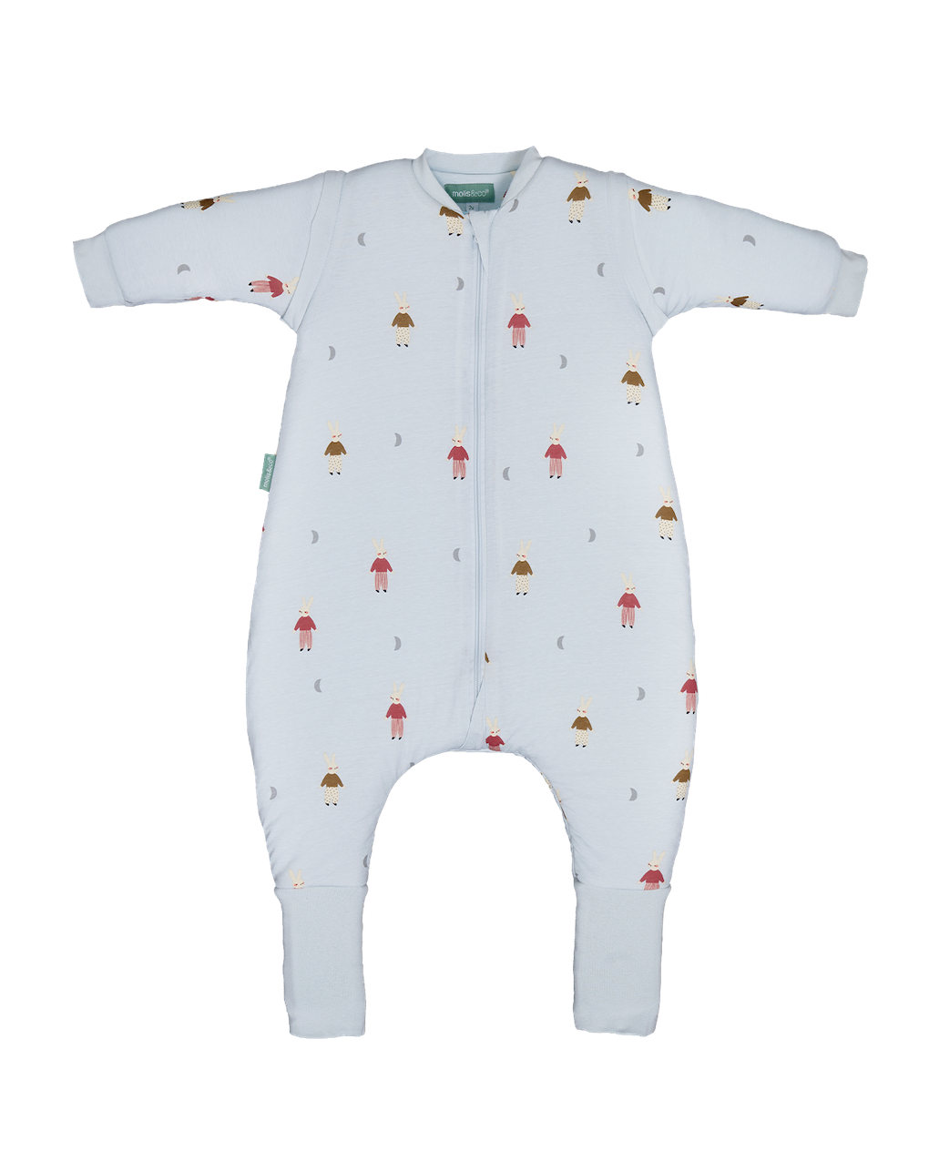 Pijama manta con mangas y calcetines TOG 2.5 Molis&Co - Sleepy Bunnies