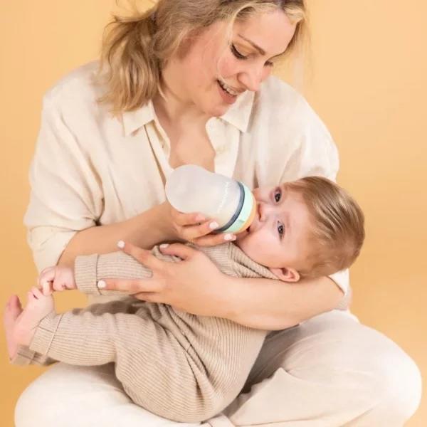 Biberón 250ml Menta Sin Tetina