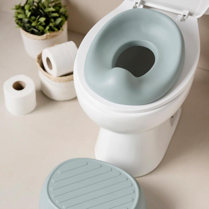 Orinal Verde Nattou Potty evolutivo 3 en 1 - en uso 2