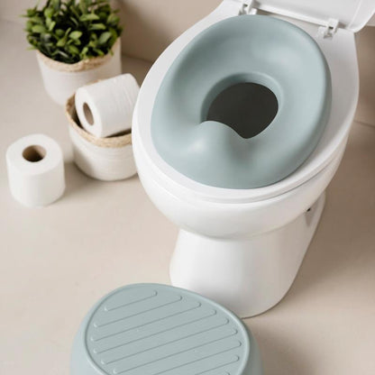 Orinal Verde Nattou Potty evolutivo 3 en 1 - en uso 2