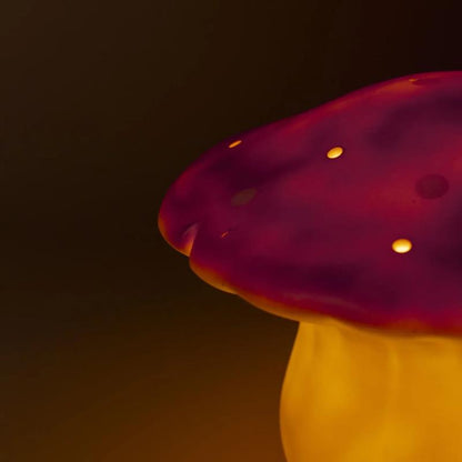 Lámpara Quitamiedos Seta Mediana Rosa Vintage