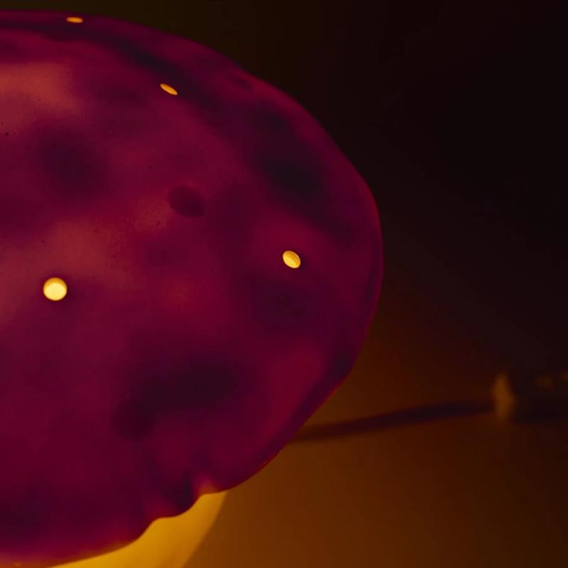 Lámpara Quitamiedos Seta Mediana Rosa Vintage