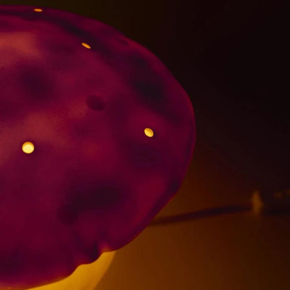 Lámpara Quitamiedos Seta Mediana Rosa Vintage