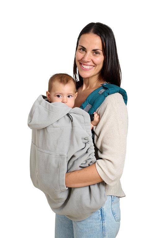 Cobertor de porteo polar Momawo ECO New Grey Talla única