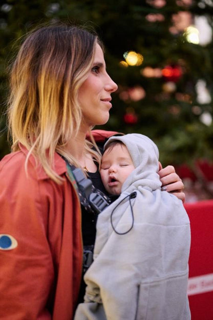 Cobertor de porteo polar Momawo ECO New Grey Talla única