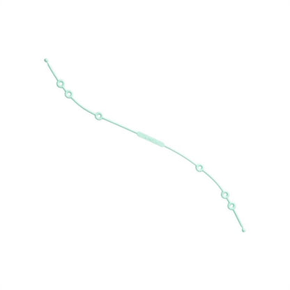Colgador atrapatodo silicona menta