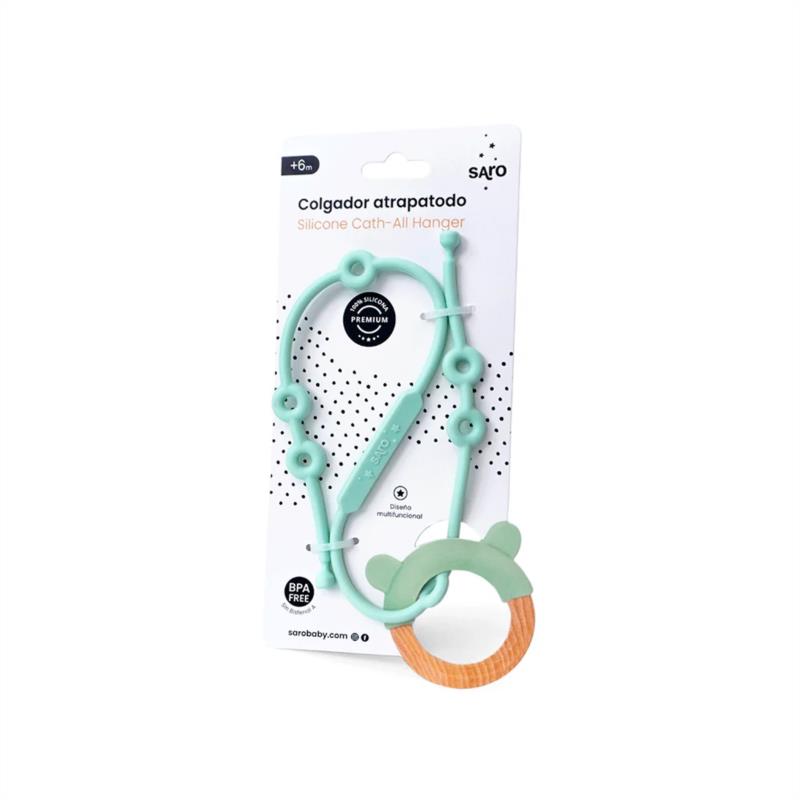 Colgador atrapatodo silicona menta - detalle 2