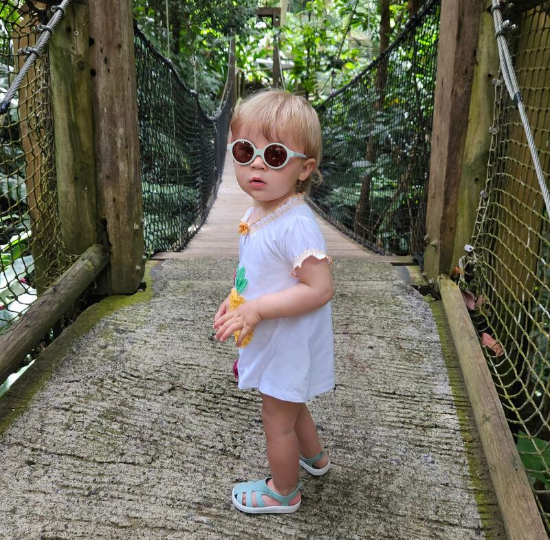 Gafas de sol 9-24 meses Casual Joy - Gris - detalle