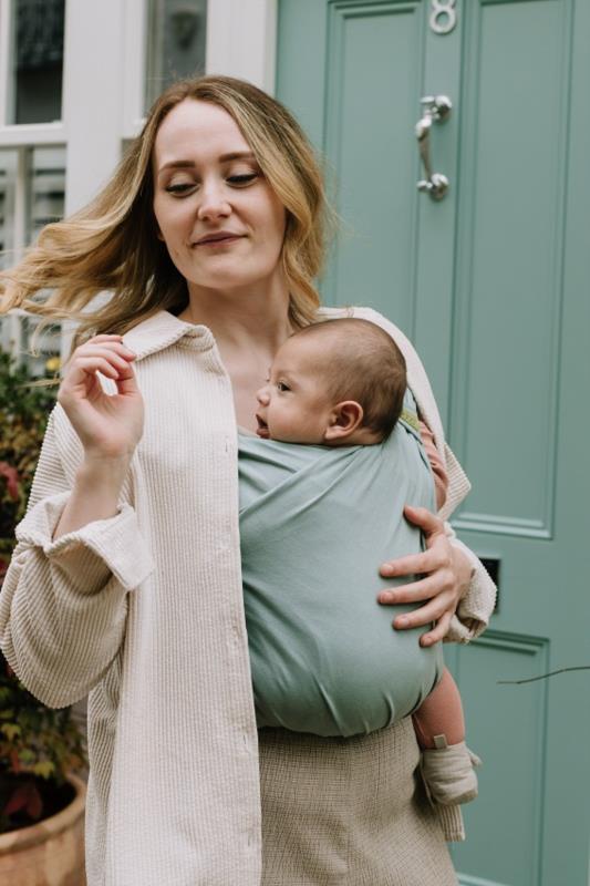 Portabebé Evolutivo Fular Mochila Boba Bliss Sea Mist Talla única