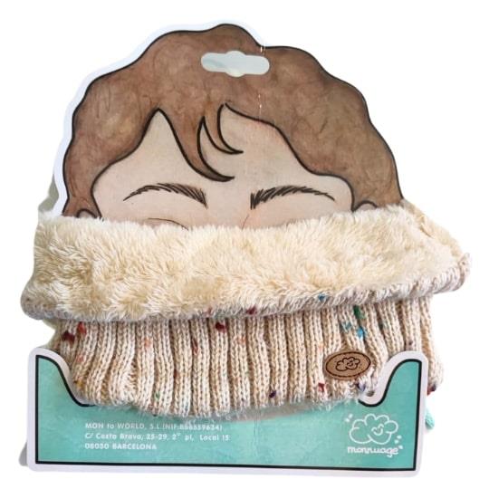 Cuello Infantil Peludito Crudo - vista alternativa