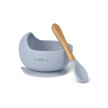 Set de alimentación Nordic Wave Azul empolvado