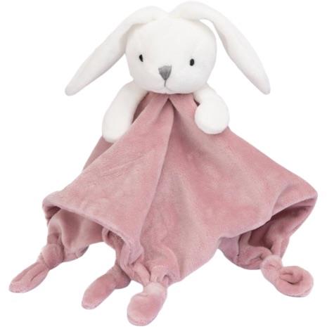DOUDOU CONEJITO ROSA/BLANCO 25X25 CM