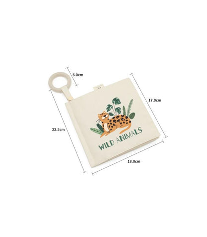 LIBRO DE TELA WILD ANIMALS - en uso