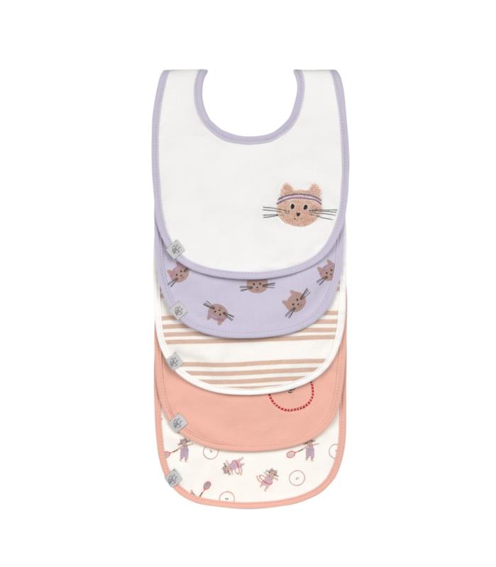 PACK DE 5 BABEROS LASSIG CAT