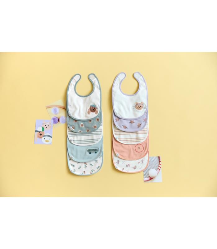 PACK DE 5 BABEROS LASSIG CAT - detalle 3