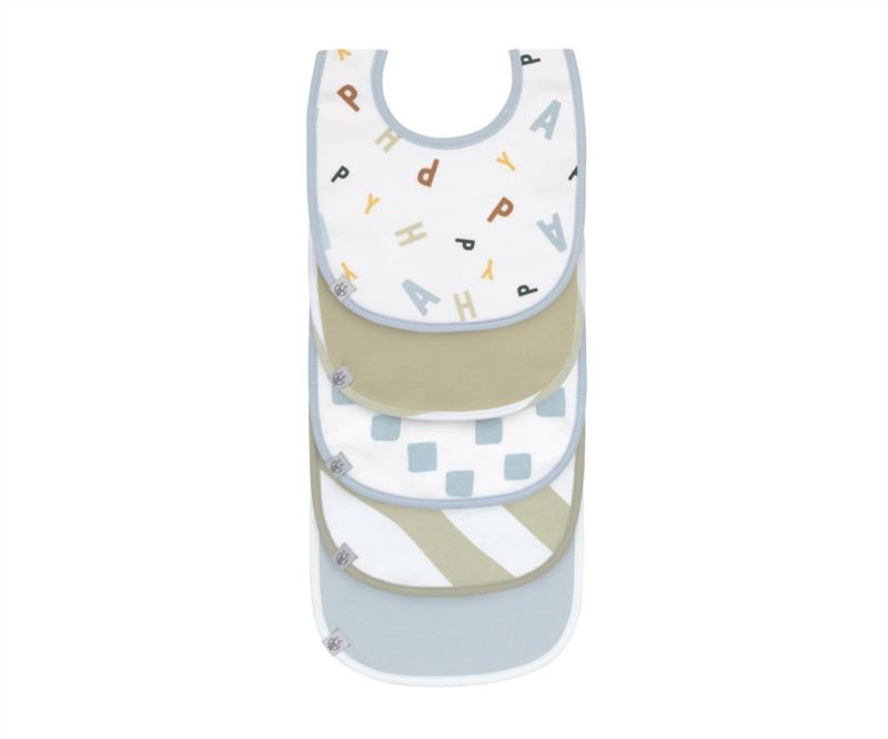 PACK DE 5 BABEROS LASSIG HAPPY
