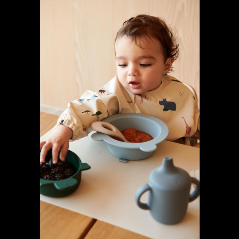 Merle Printed Cape Bib