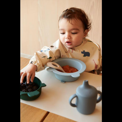 Merle Printed Cape Bib