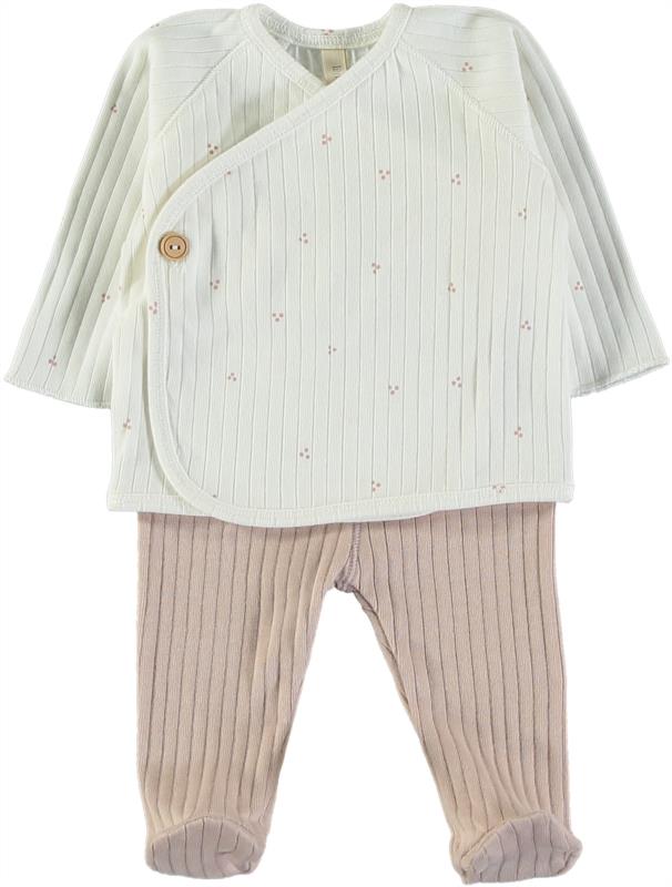 CONJUNTO CLINICA EASY DOTS NUDE 0-1M