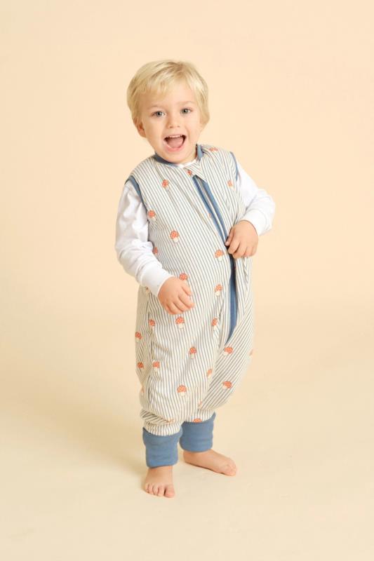 Pijama manta con calcetines antideslizantes - Mushrooms - TOG 1 - 1Y (70-80 cm)