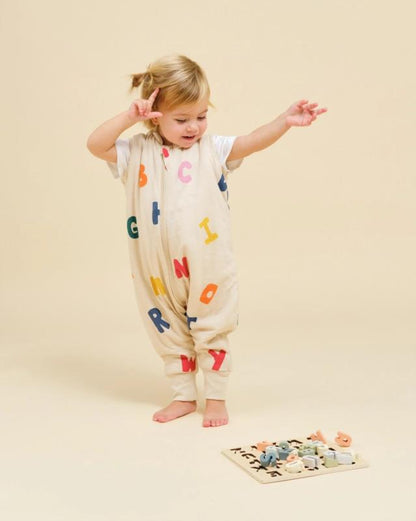 Pijama manta - ABC - TOG 1-1Y (70-80 cm) - detalle