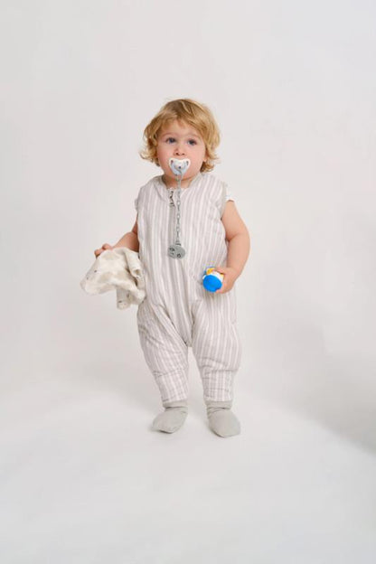 Pijama manta con calcetines antideslizantes - Dawn Stripes - TOG 1 - vista alternativa